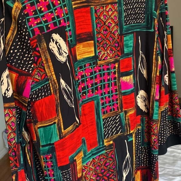 Lady Carol of New York vintage throw, colorful, size 14 - Picture 4 of 4